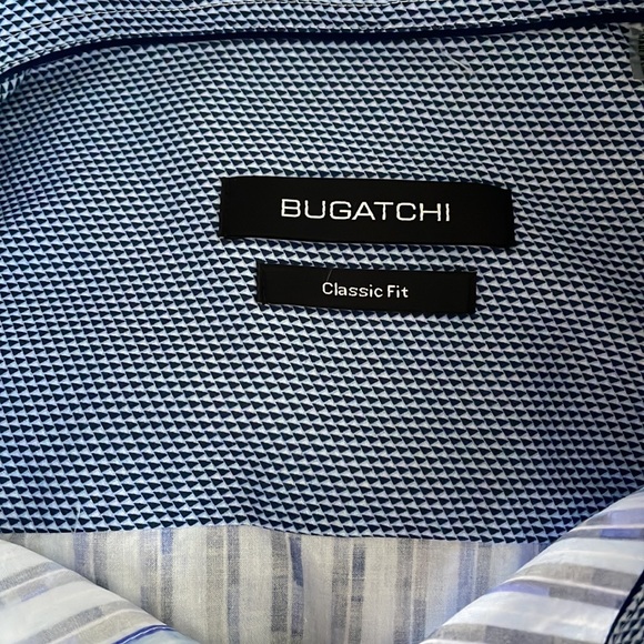 Bugatchi mens classic fit dress shirt - Picture 6 of 9